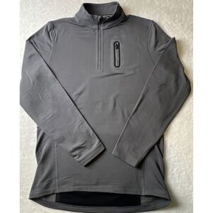 Ten Thousand Shirt Mens S Dark Gray The Over Zip Lightweight Sweat shirt Casual